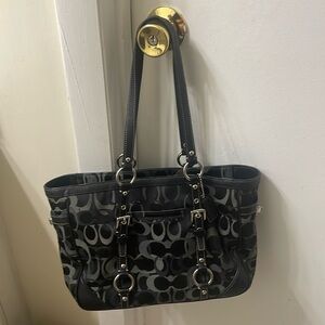 Black Coach Tote